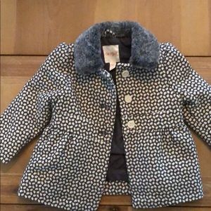 Toddler girls formal coat